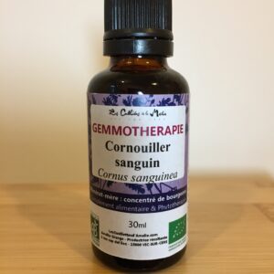 gemmothérapie cornouiller sanguin