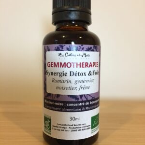 gemmothérapie synergie detox et foie