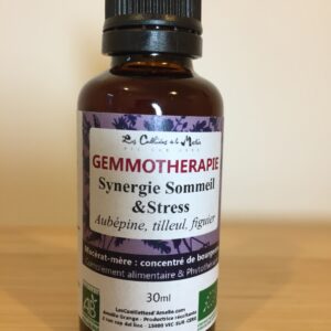 gemmothérapie synergie sommeil et stress